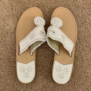 White jack roger sandals